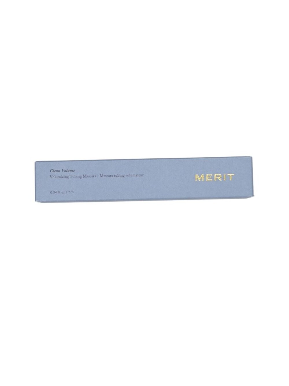 MERIT Beauty Clean Volume Volumizing Tubing Mascara in Black